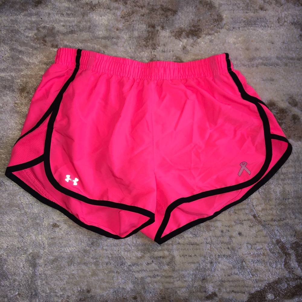 Pink Under Armour Running Shorts